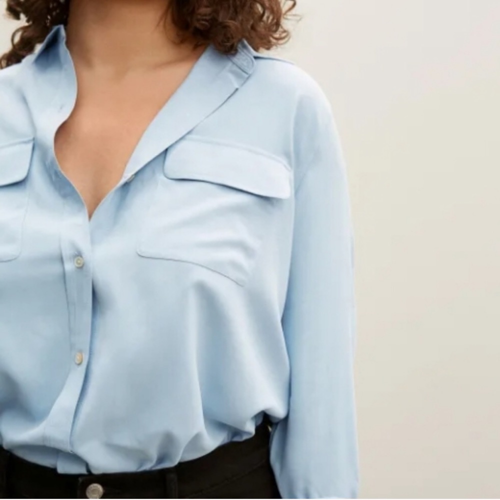 Everlane Washable Silk Relaxed Shirt - NWT